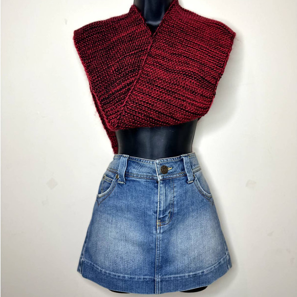 So Wear It Declare It Other - WEAR IT DECLARE IT BLUE DENIM SKIRT SIZE 7